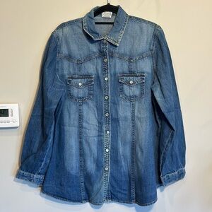 Classic Blue Denim Women's Jacket